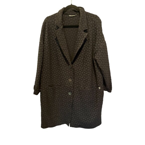 DIDI soft half long, dark blue jacket - Picture 2 of 8